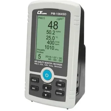 Монитор-логгер качества воздуха в помещениях LUTRON PM-1064SD (PM2.5, CO2, %RH, Temp., Barometer)